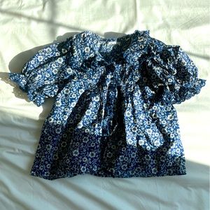 Doen Quincy Blue Jessamine Calico Sz S